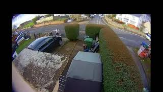 Boy runs into gate on bike(MUST WATCH)