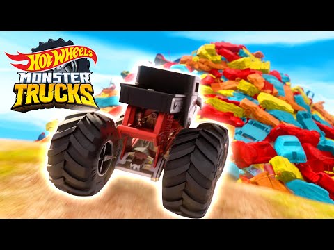 Download @Hot Wheels | Monster Truck Adventures at Camp Crush and Monster Trucks Island!
