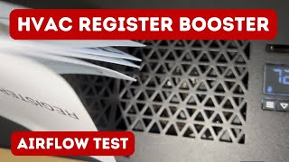 HVAC Register BOOSTER Fan - More Efficient System, Less Energy (Thermostat + Remote Control)