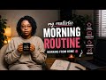 my realistic morning routine working from home | productive mom life in germany