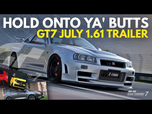 GT7 1.61 July Trailer | NISMO R34 Z-Tune | Honda N-One | Nissan
