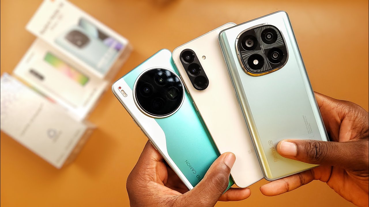 TECNO Camon 40 Premier vs Samsung Galaxy A56 vs Redmi Note 14 Pro+