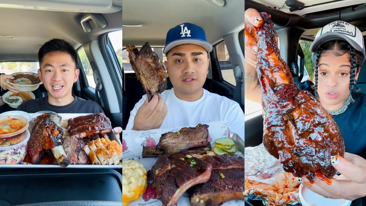 🍖Best Giant BBQ Ribs Mukbang Asmr Compilation🍗‼️