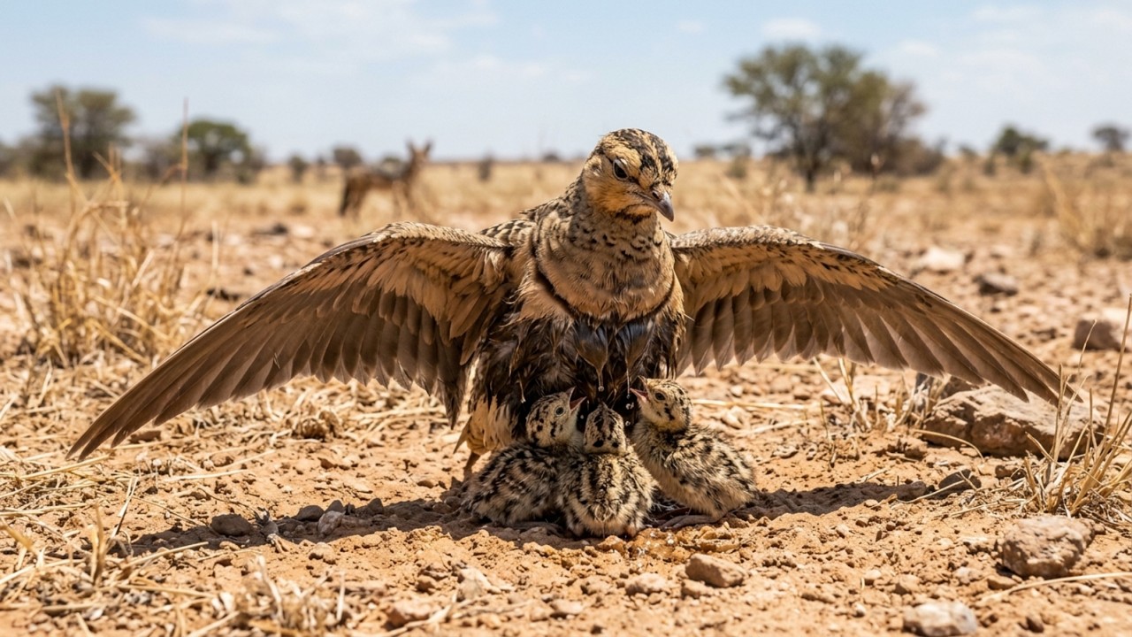 The Bird That Carries Water In Its Feathers | Sandgrouse Desert Survival Story