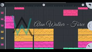 Alan Walker - Force | FL Studio Mobile | FLM Universe