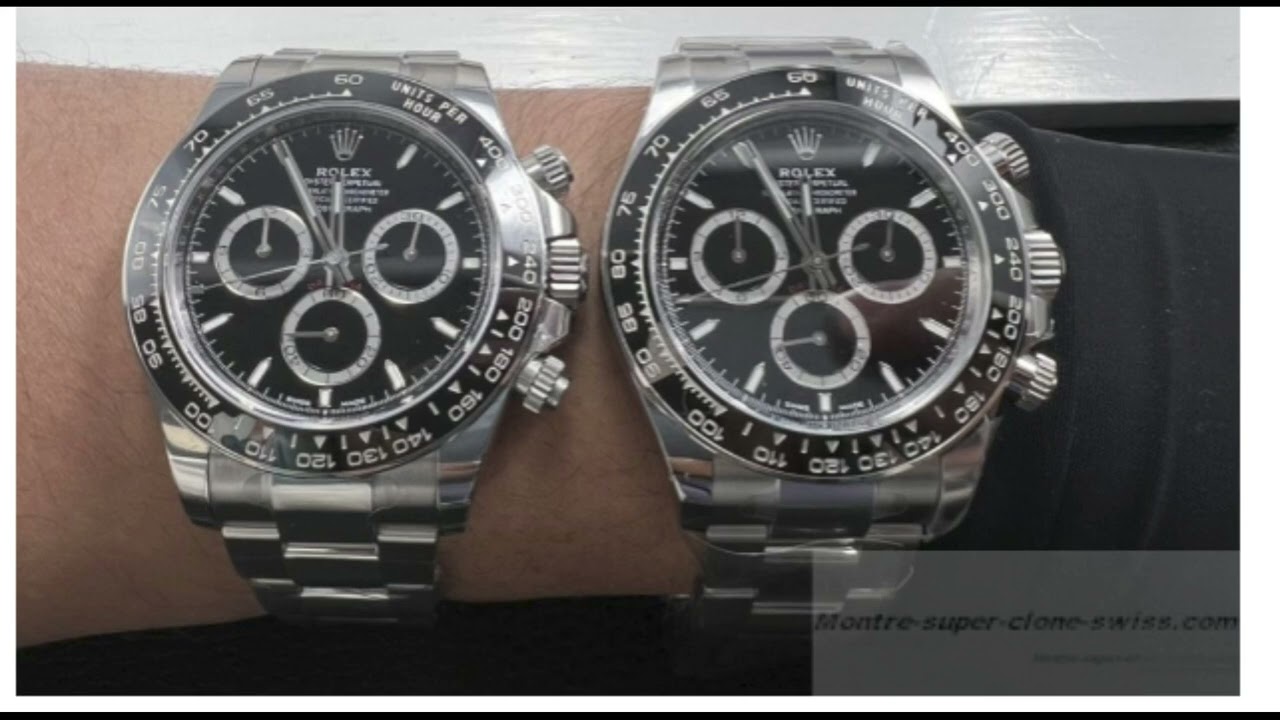 Rolex daytona voila comment savoir reconnaitre entre une vrai et fausse montre