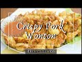 Crispy Pork Wonton - How to make fried pork wonton recipe | kitchen 9 recipe
