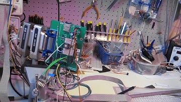 HP series 200 microcomputer (1982) booting BASIC 4.0 from disk emulator