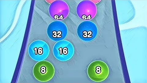 Ball Run 2048 - All level Gameplay Walkthrough Android iOS part 4