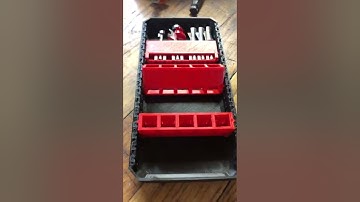 New 3D Printed options for the Bit Bins  (MILWAUKEE PACKOUT,  Router Bit holders for and 7/16 drill)