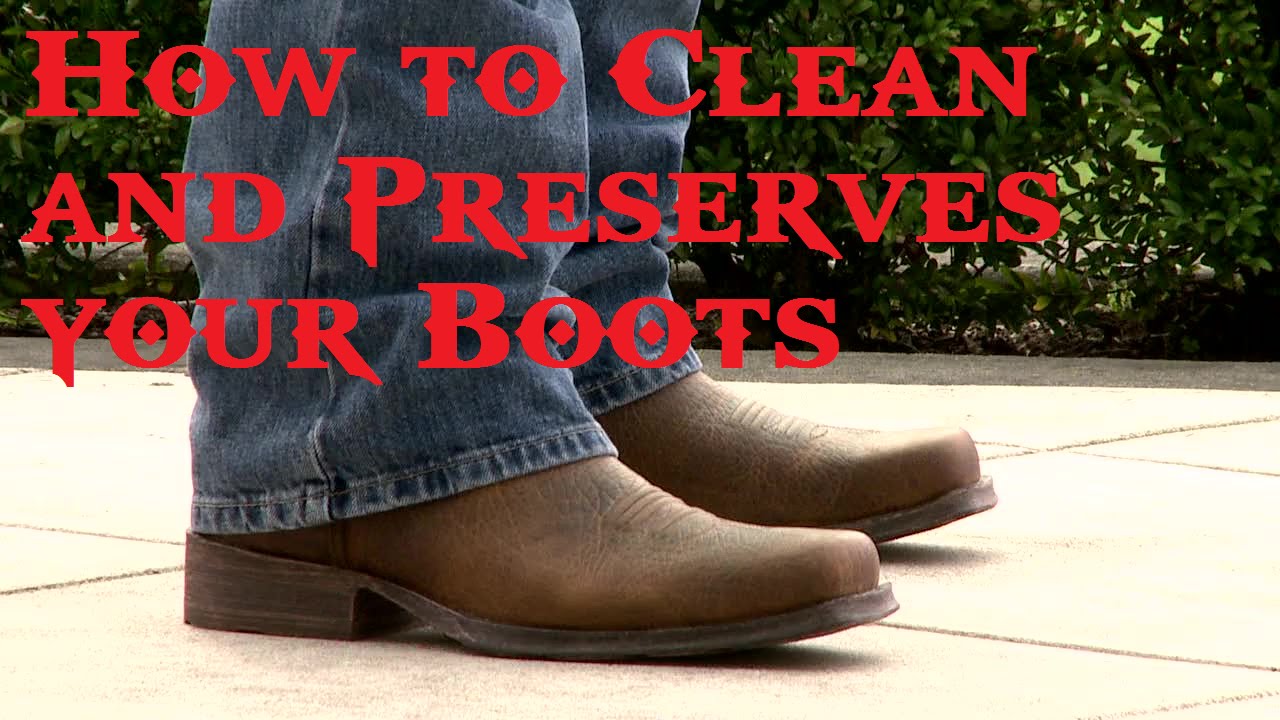 How to Clean and Preserves your Boots - YouTube