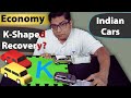 K-Shaped Recovery in Indian car sales- Meaning, Consequences, Reasons & Impact simplified #Economy