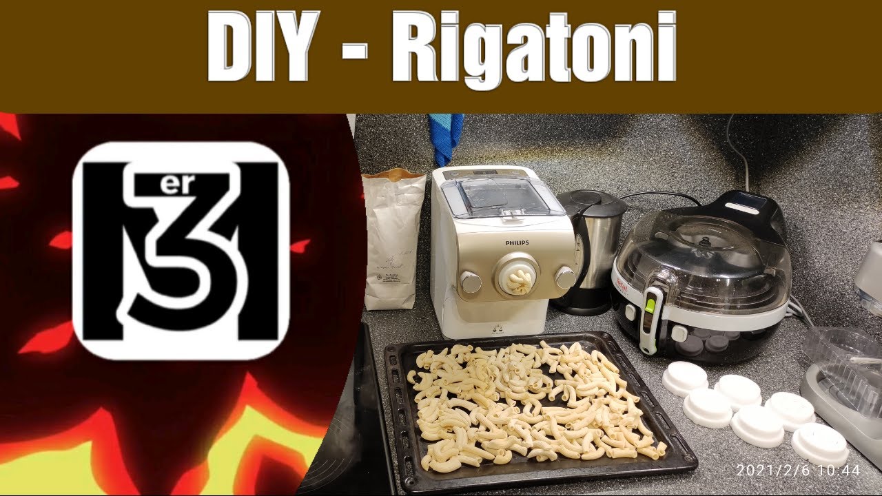 DIY - Rigatoni - Philips Pastamaker 