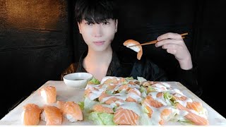 연어 & 연어초밥 먹방~ salmon mukbang REAL SOUND EATING SHOW ASMR