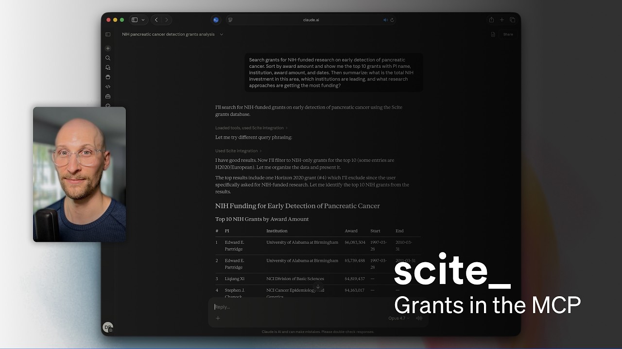 Grants in Scite MCP