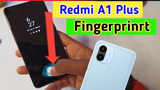 Redmi a1 plus display fingerprint setting/Redmi a1 plus fingerprint screen lock/fingerprint sensor screenshot 1