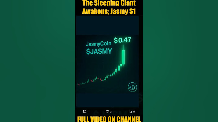 The Sleeping Giant Awakens; Jasmy $1 #Shorts #Jasmycoin