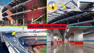 Camp Nou Full Timeline &amp; 2027 Completion – Official Construction Progress Revealed