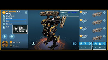 War robots🤖 ULTIMATE Ao Ming 🦅 Arbiter 🚀 (Titan) [4k]