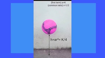 Bouncing ball   Geometric Progression