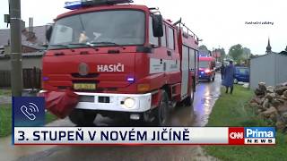 3. povodňový stupeň v Novém Jičíně
