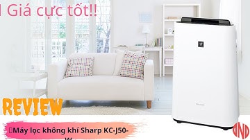 Review máy lọc không khí KC-J50-W. Giá cực tốt...