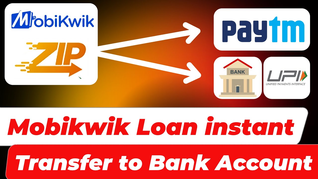 How to transfer Mobikwik shopping loan to bank account instant || Mobikwik zip to Bank 0% Charges