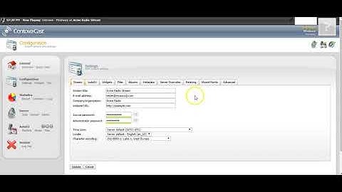 Centova Cast Mountpoints