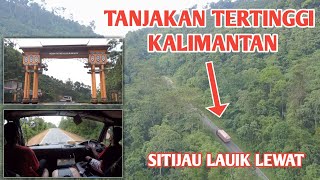 Truk Lintas Tanjakan Tertinggi Perbatasan Kalimantan. Tanjakan Borneo VS Sitijau Lauik Mana Yg Extem