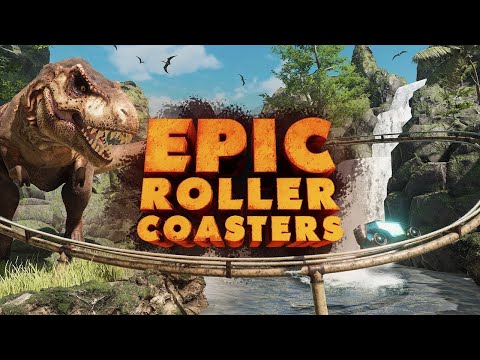 Epic Roller Coasters VR + All DLC (2018). Американские горки. Прохождение (Oculus Pro).