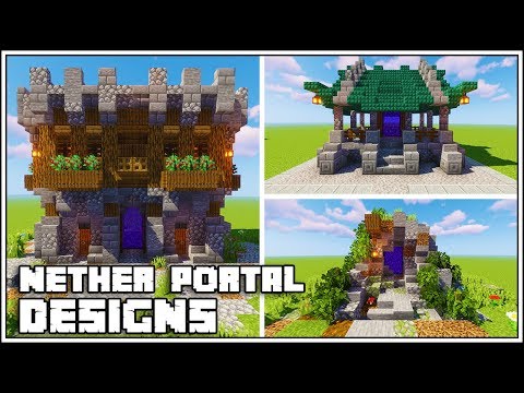 Minecraft Nether Portal Designs [How to Build]