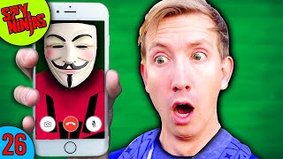 HACKER VOICE REVEAL! Is Project Zorgo a YouTuber IRL? - Spy Ninjas #26