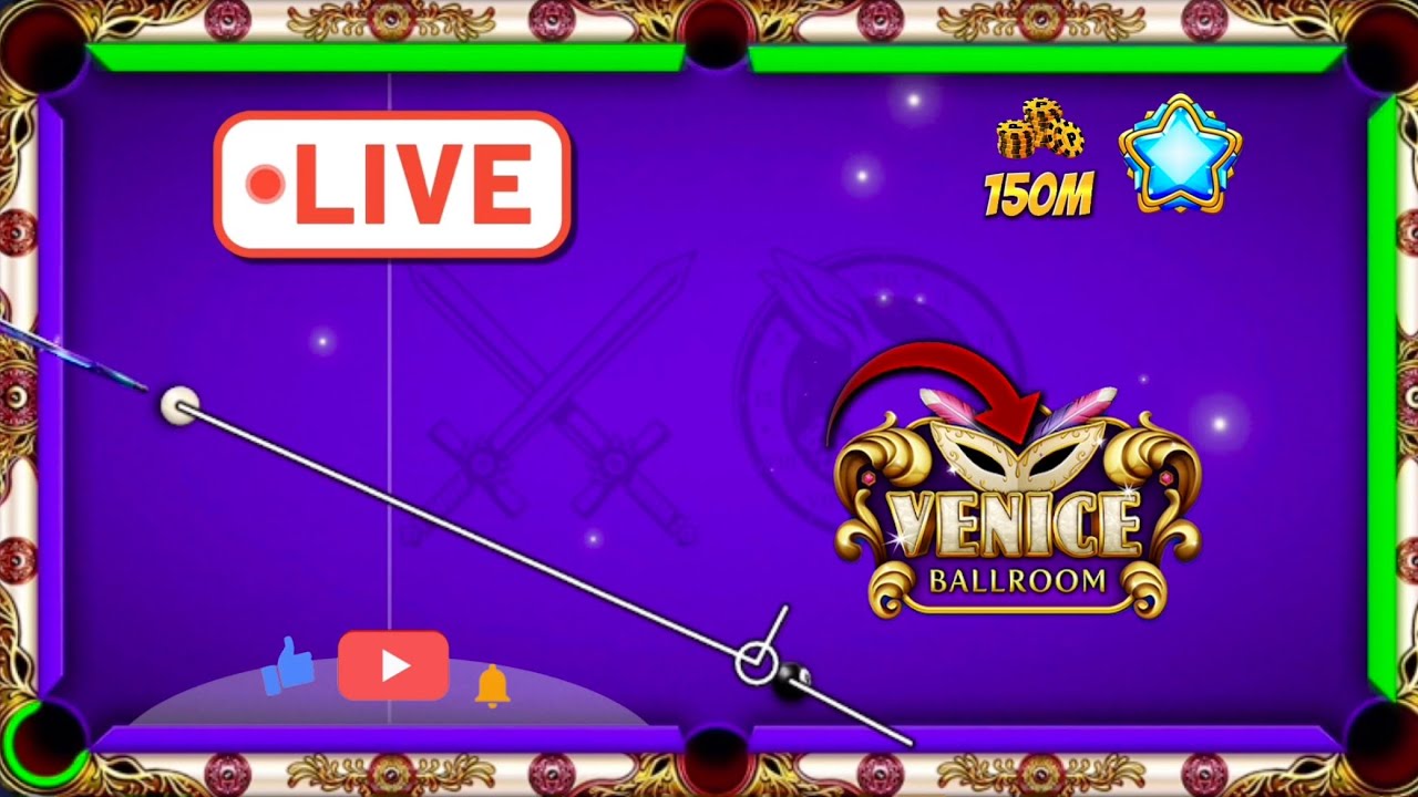 8 Ball Pool - Venice 150 M - Gameplay  (rom8bp)