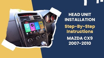 Mazda CX9 2007-2010 Hatchback Android Auto | Apple Carplay ⭐ Head Unit Installation 2 Mins Tutorial