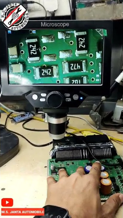 Ecm View in Electronic Microscope | Resistance | PF | Diode | Mosfet | IC | Capacitor | Ozil Shaikh.