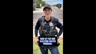 Tempe Police Department Vacation Notification