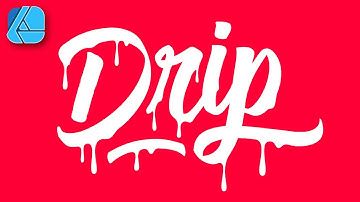 Create Dripping Text with Affinity Designer