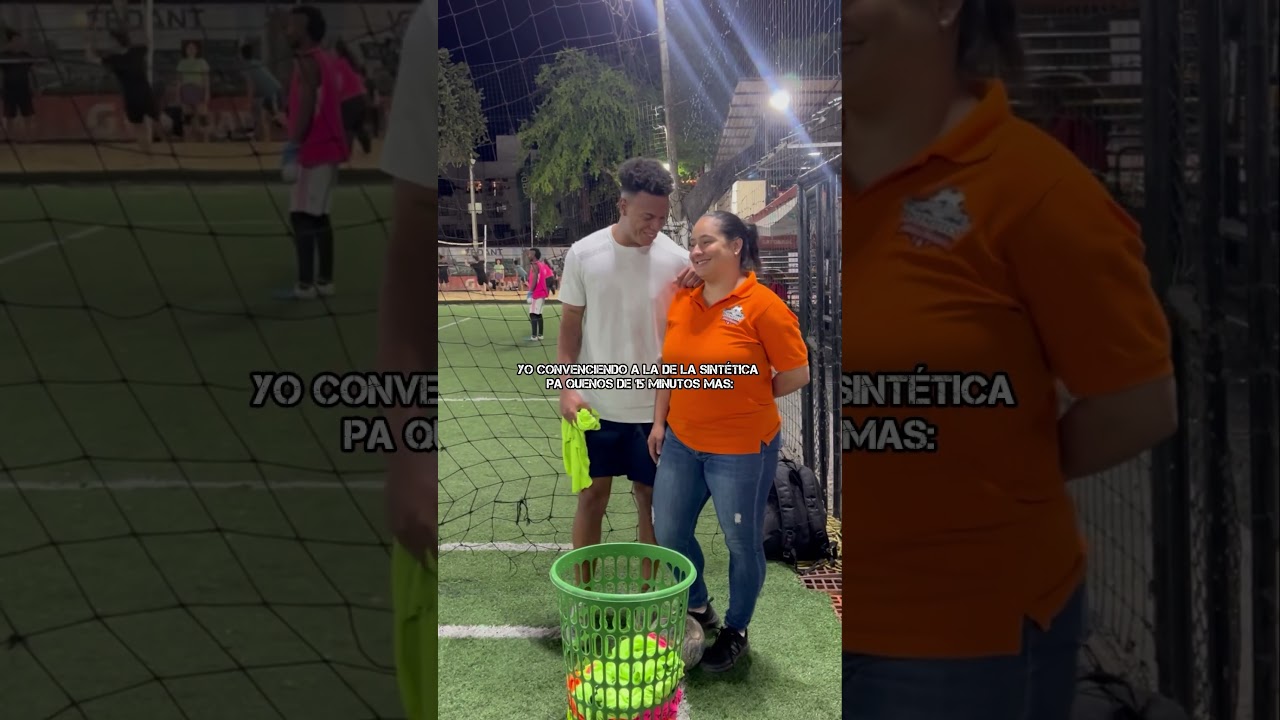 Convenciendo a la de la sintética 😂