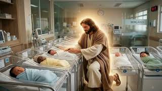 The Touch of Love: A Moment of Light in the Nursery