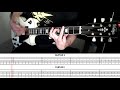 Thank you for the venom  my chemical romance guitar cover with scrolling tabs