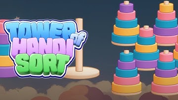Tower of Hanoi Sort Gameplay Android Mobile