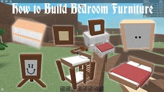 Today I show you how to build 7 different Bedroom Furniture which are a painting, paint canvas, bed cover, bunk bed, vanity, 