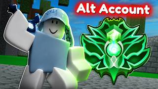 Reaching EMERALD Rank On Alt Account in S16 Ranked Roblox Bedwars