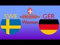 EUC 2015 Women SWE - GER