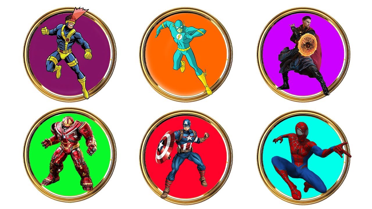 KUMPULAN SUPERHERO DAN MONSTER!! Thomas, Spider-Man, Iron Man, The Flash & Pahlawan Hebat Hadir!