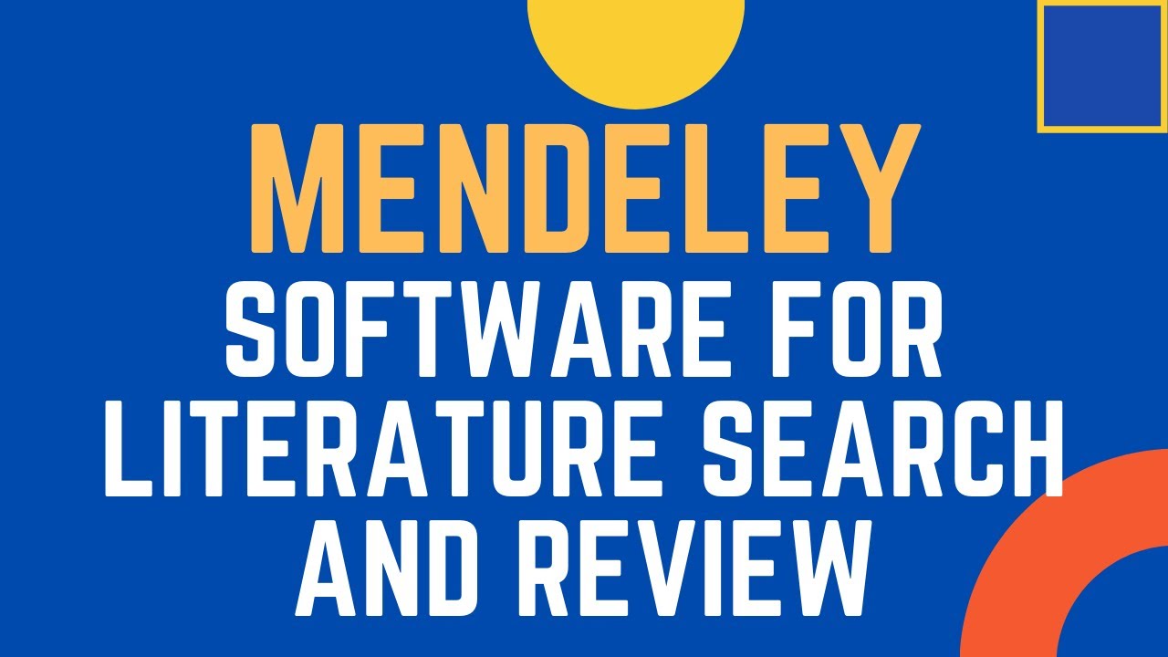 literature review on mendeley