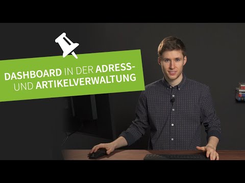 Dashboards in der Artikel- und Adressverwaltung im Warenwirtschaftssystem von VARIO 8 | Angepinnt