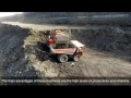 Техника Hitachi на месторождении угля Shubarkol Komir в Казахстане