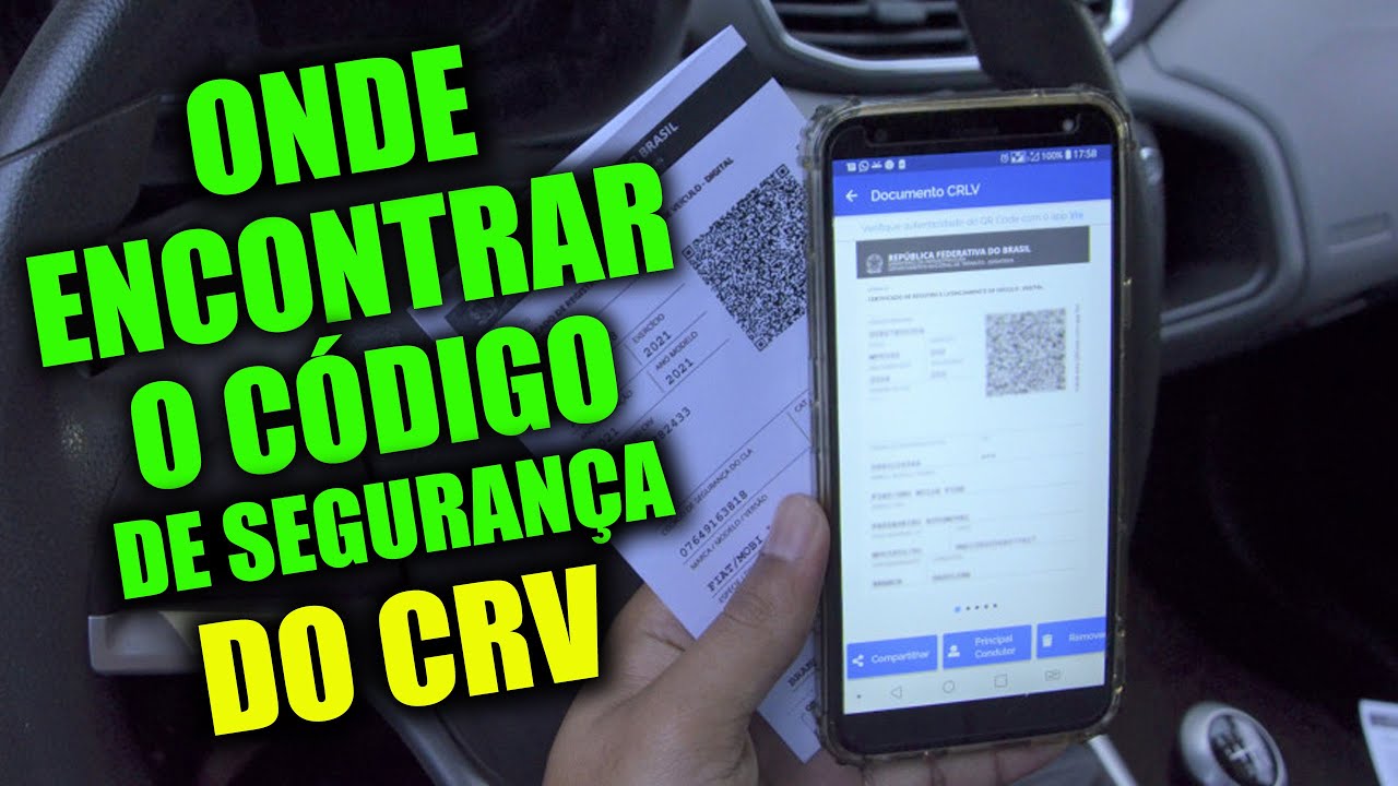 Como encontrar o código de segurança do CRV digital - Baixar CRLVe na prática - Tutorial 2024