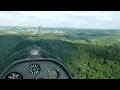 Landeanflug mit 250 km/h Marpingen Duo Discus Landung Akaflieg Segelfliegen Segelflug Saarbrücken